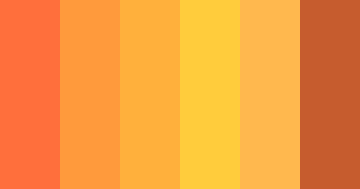 Download dark orange flames color palette PNG image (landscape)
