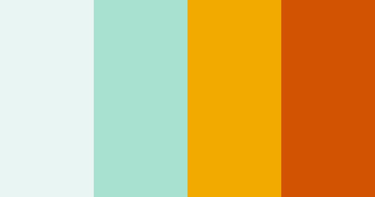 Download teal orange color palette PNG image (landscape)