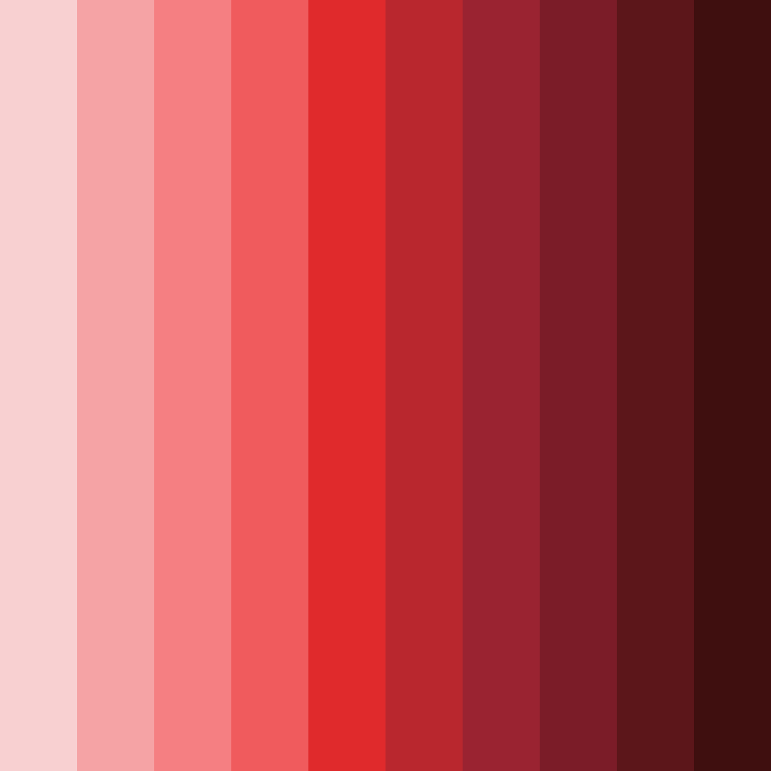 Download soft red color palette PNG image (square)
