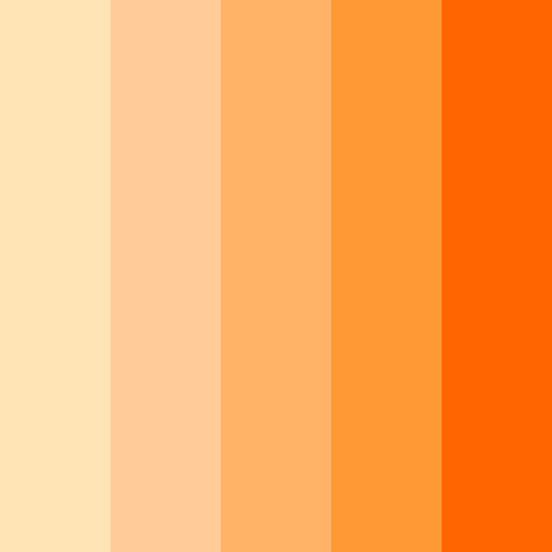Download sunny sorbet dream color palette PNG image (square)