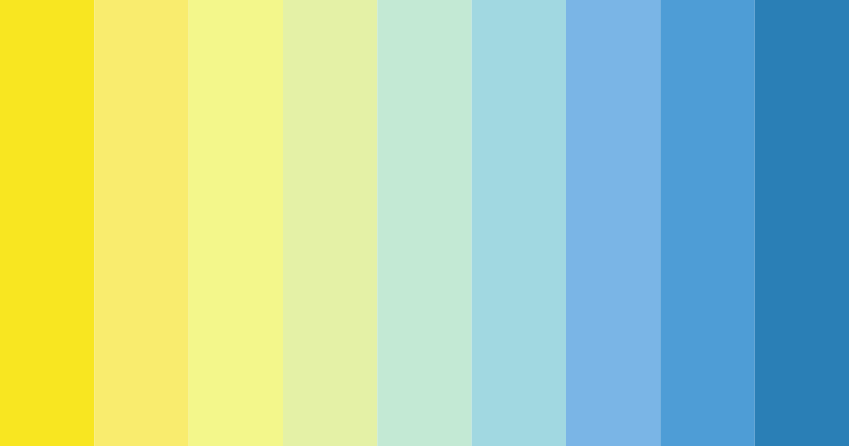 Download sunny serenity color palette PNG image (landscape)