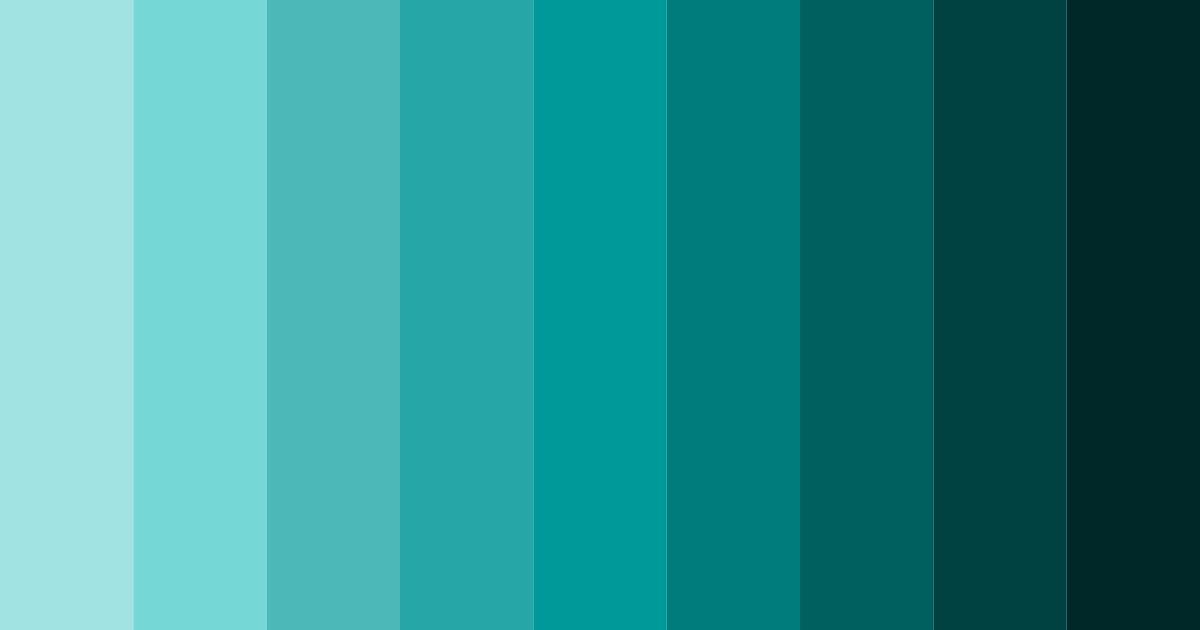 Download light turquoise color palette PNG image (landscape)