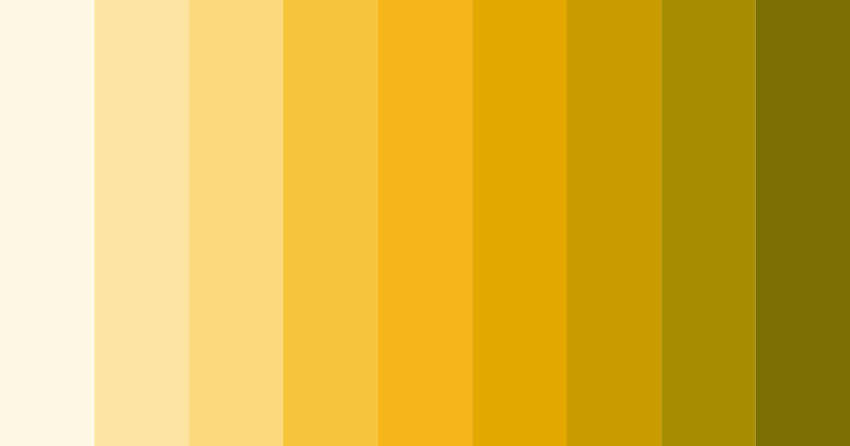 Download golden glow color palette PNG image (landscape)