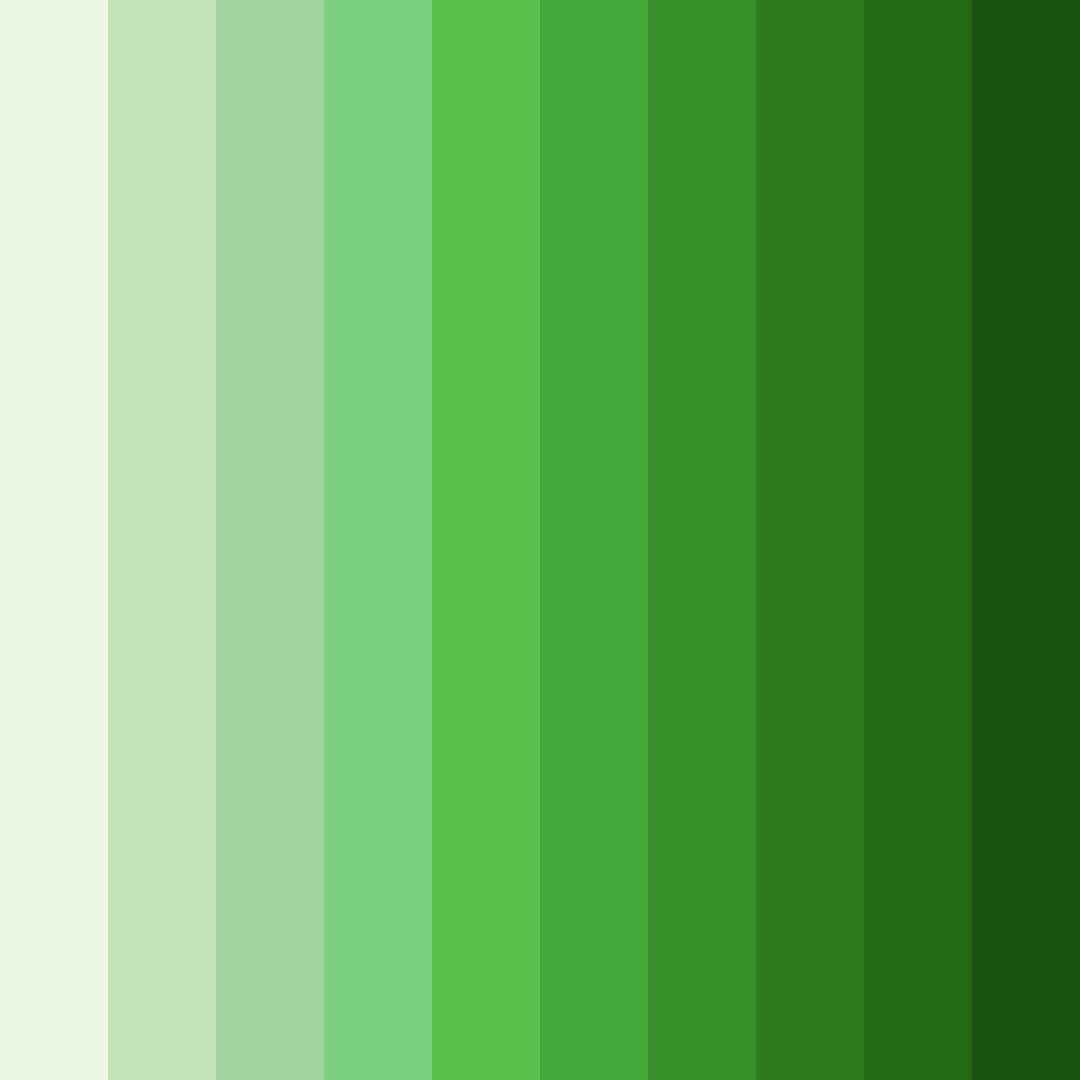 Download green spring color palette PNG image (square)