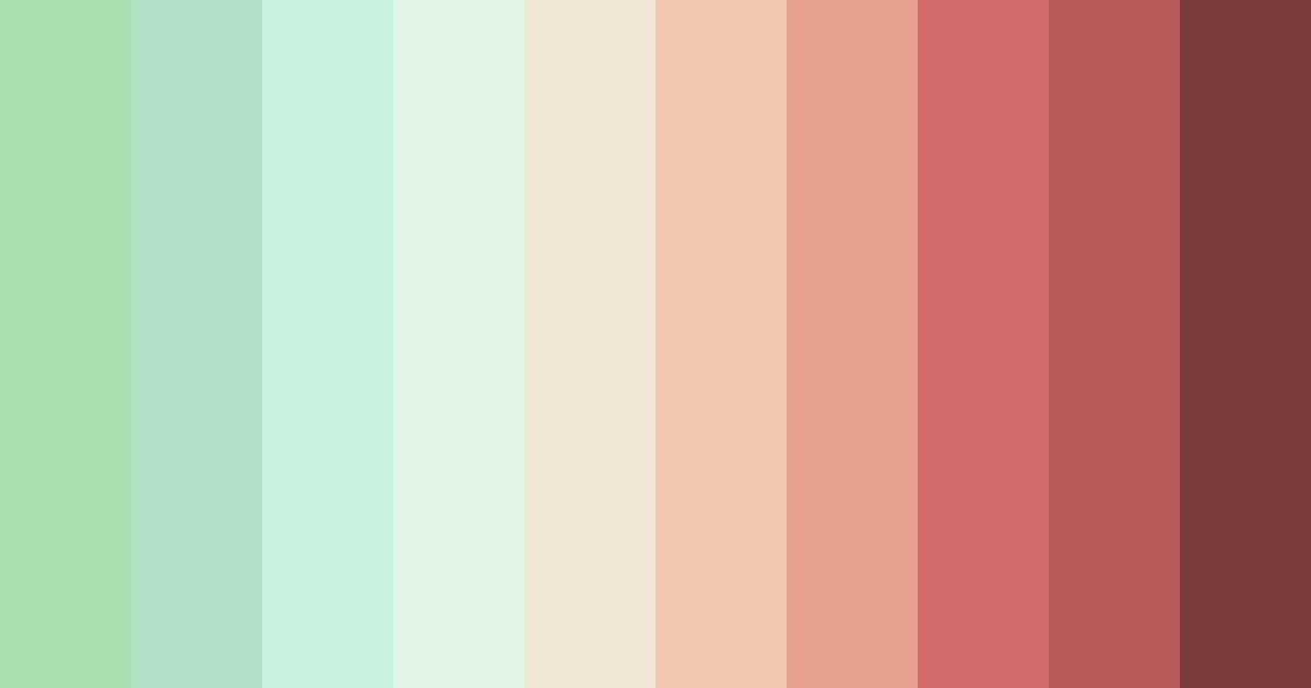 Download spring's renewal color palette PNG image (landscape)