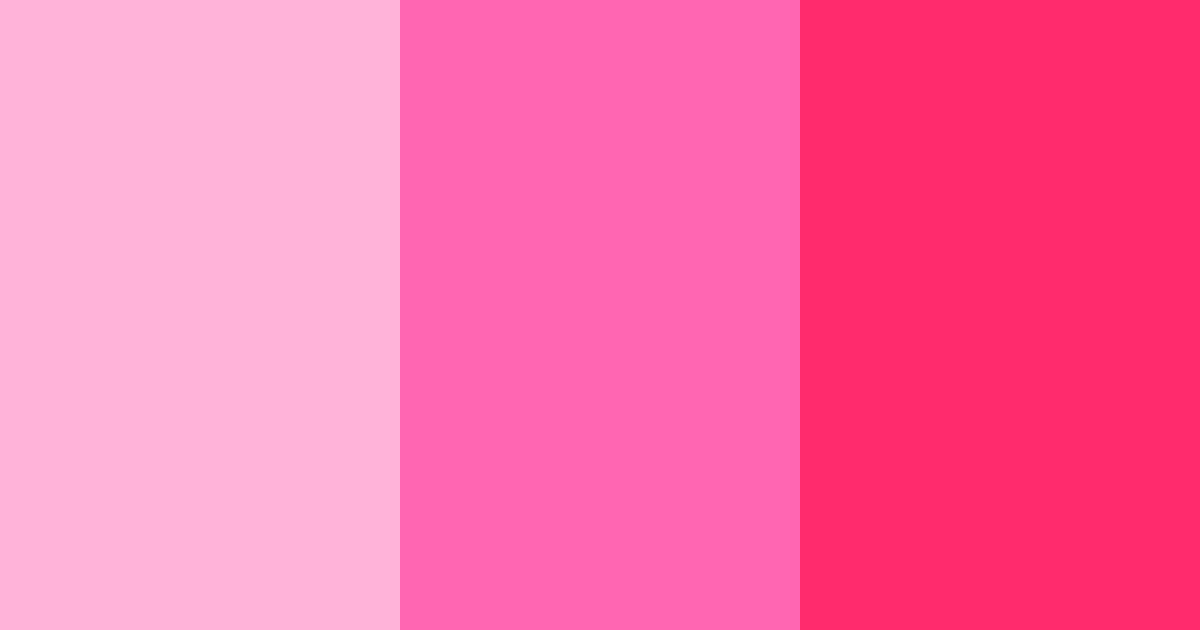 Download bright pink color palette PNG image (landscape)