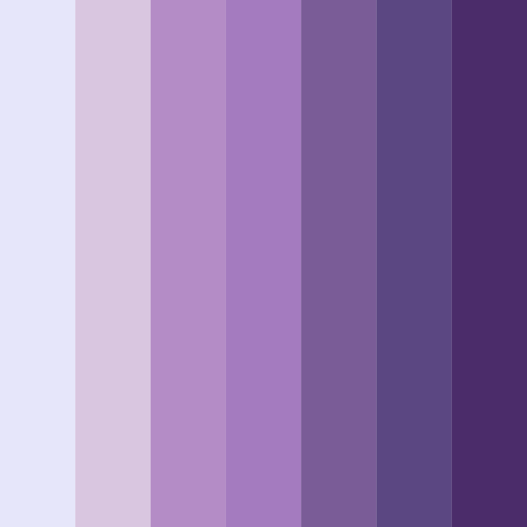 Download whispers of lavender color palette PNG image (square)