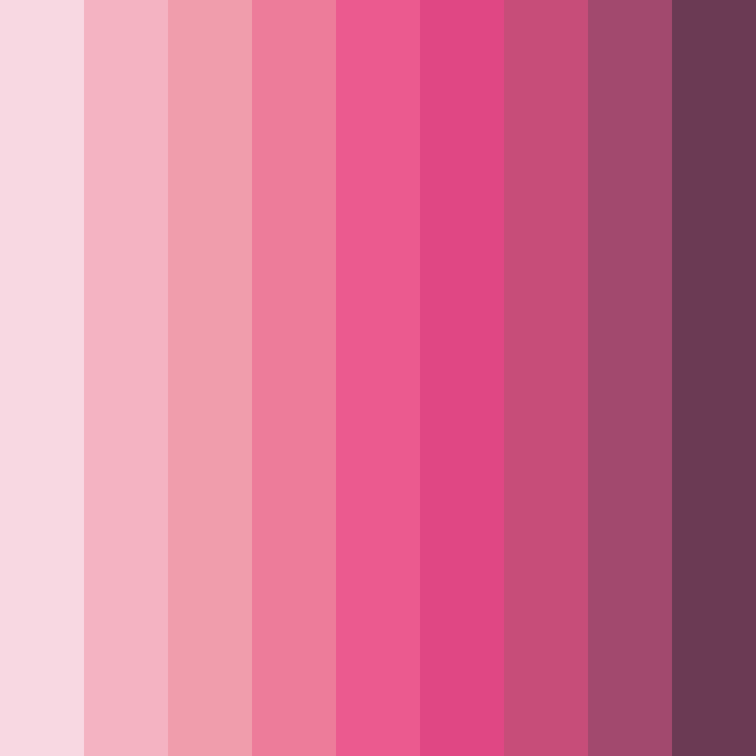 Download whimsical blossom color palette PNG image (square)