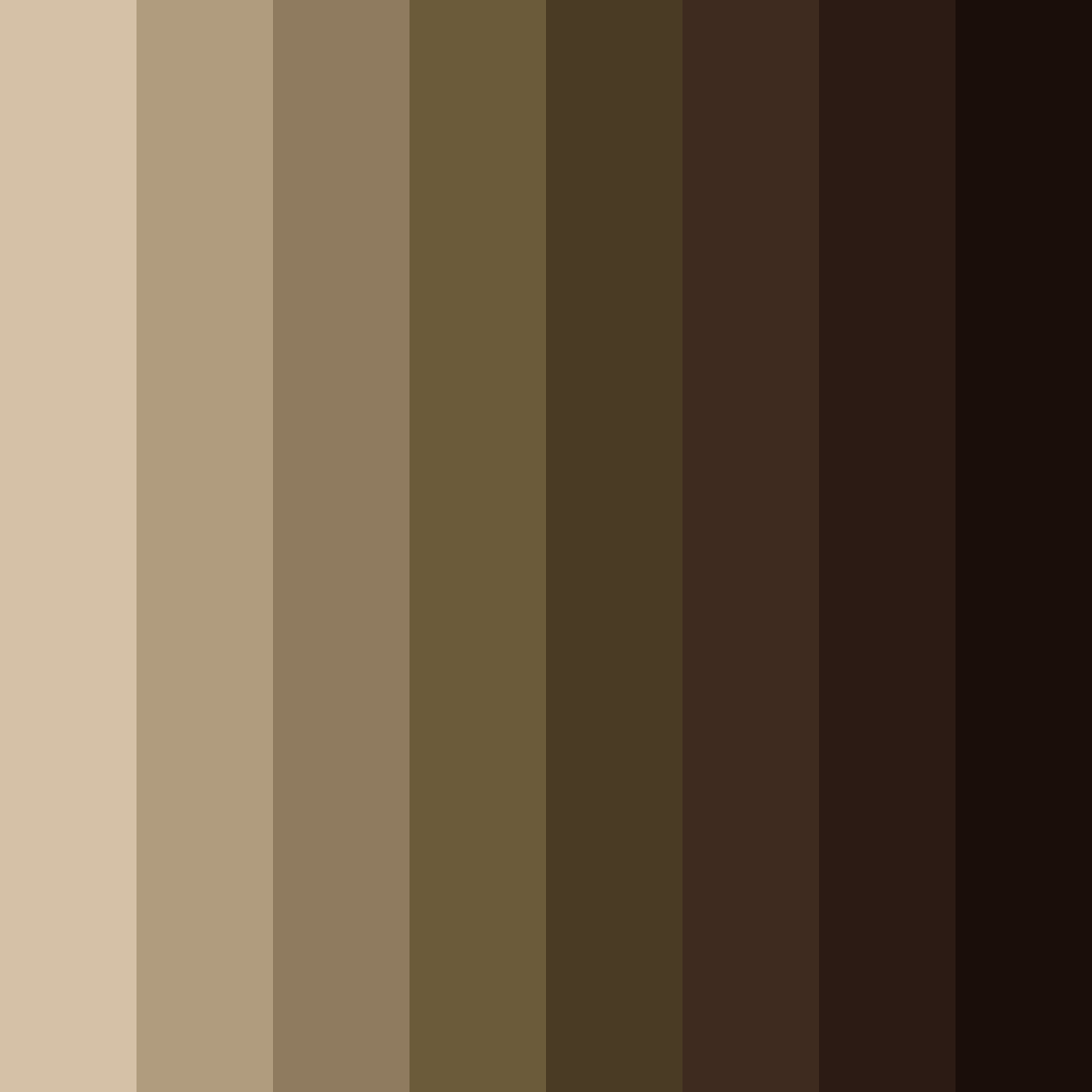 Download brown tree color palette PNG image (square)