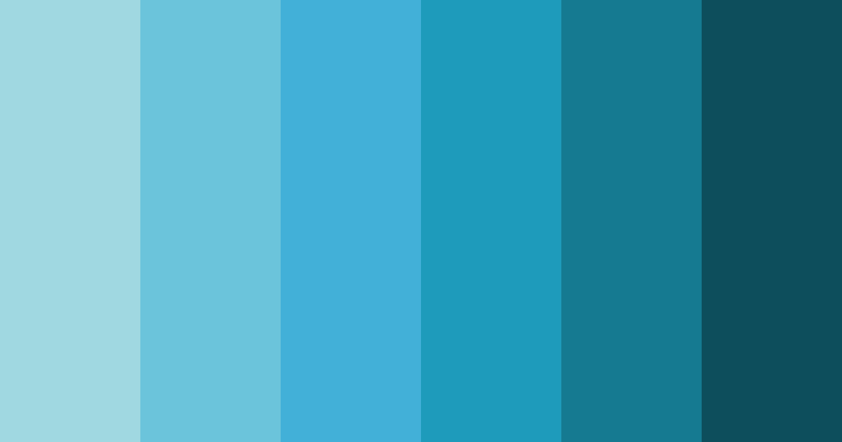 Download ocean breeze serenity color palette PNG image (landscape)