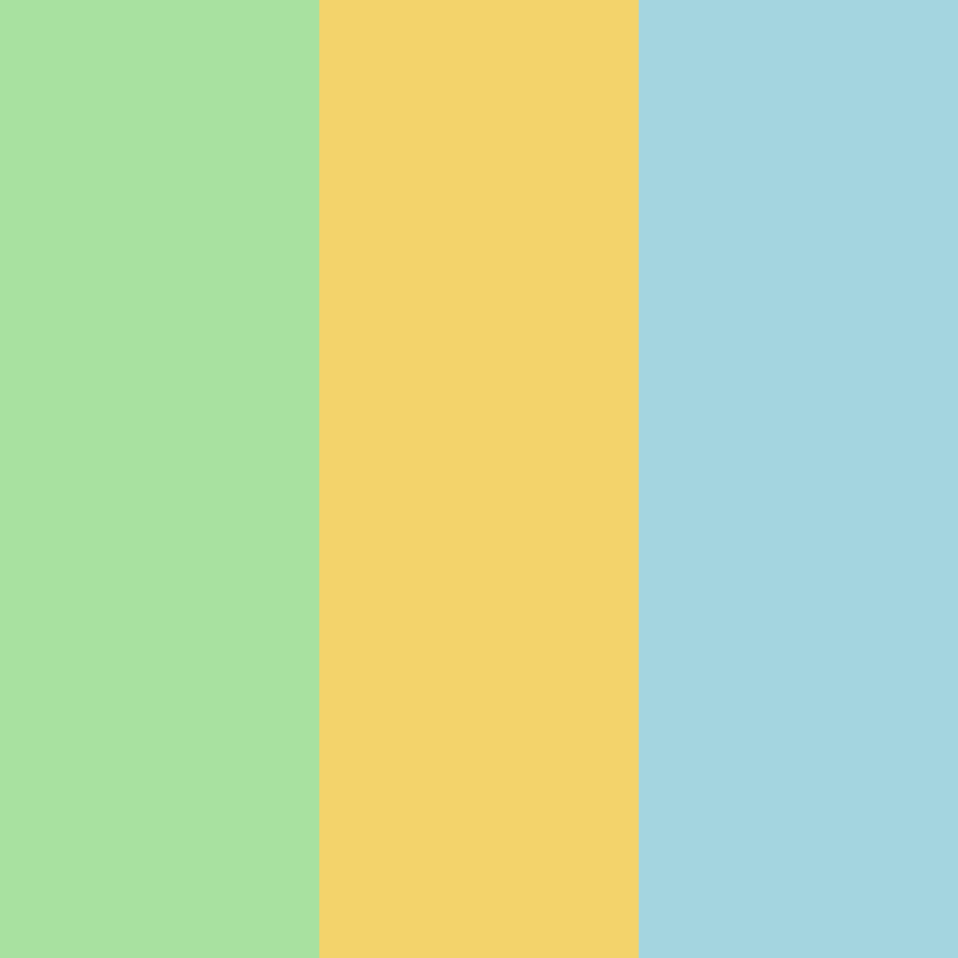 Download soft green blue color palette PNG image (square)