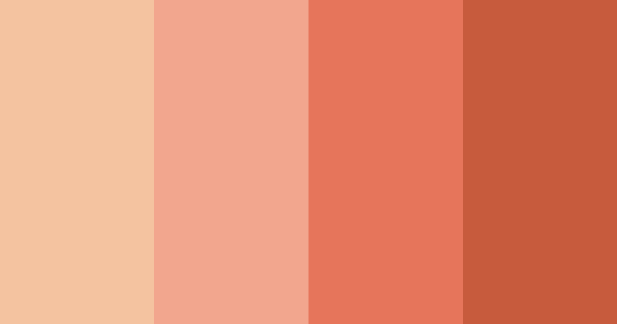 Download rustic red color palette PNG image (landscape)