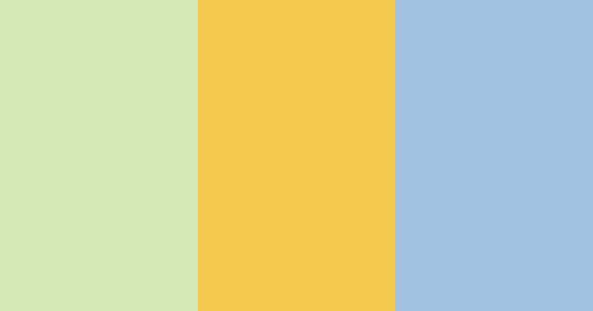 Download light green gold blue color palette PNG image (landscape)