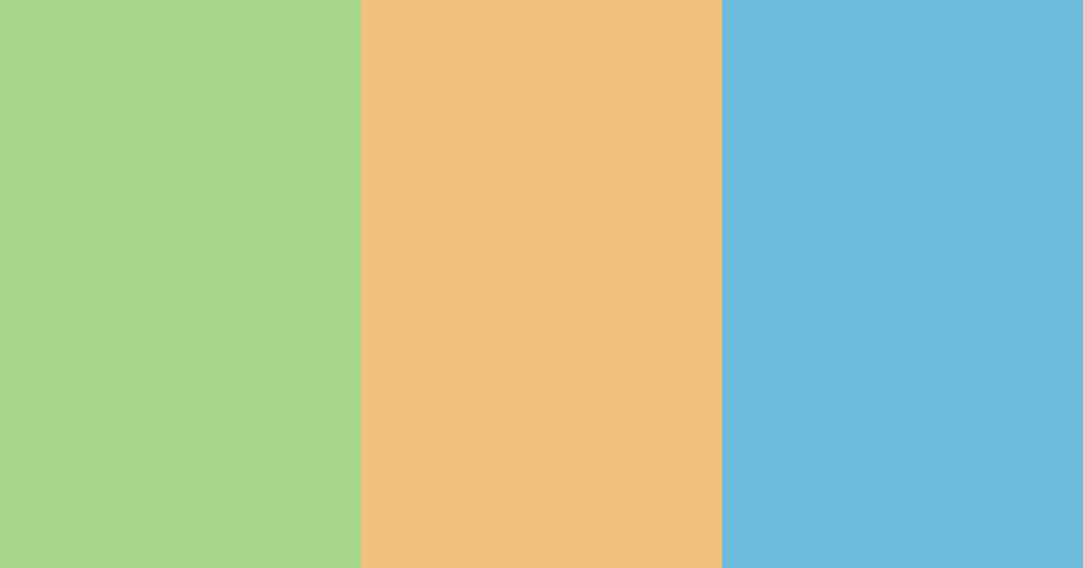 Download light green blue color palette PNG image (landscape)