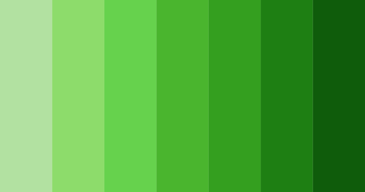 Download bright green delight color palette PNG image (landscape)