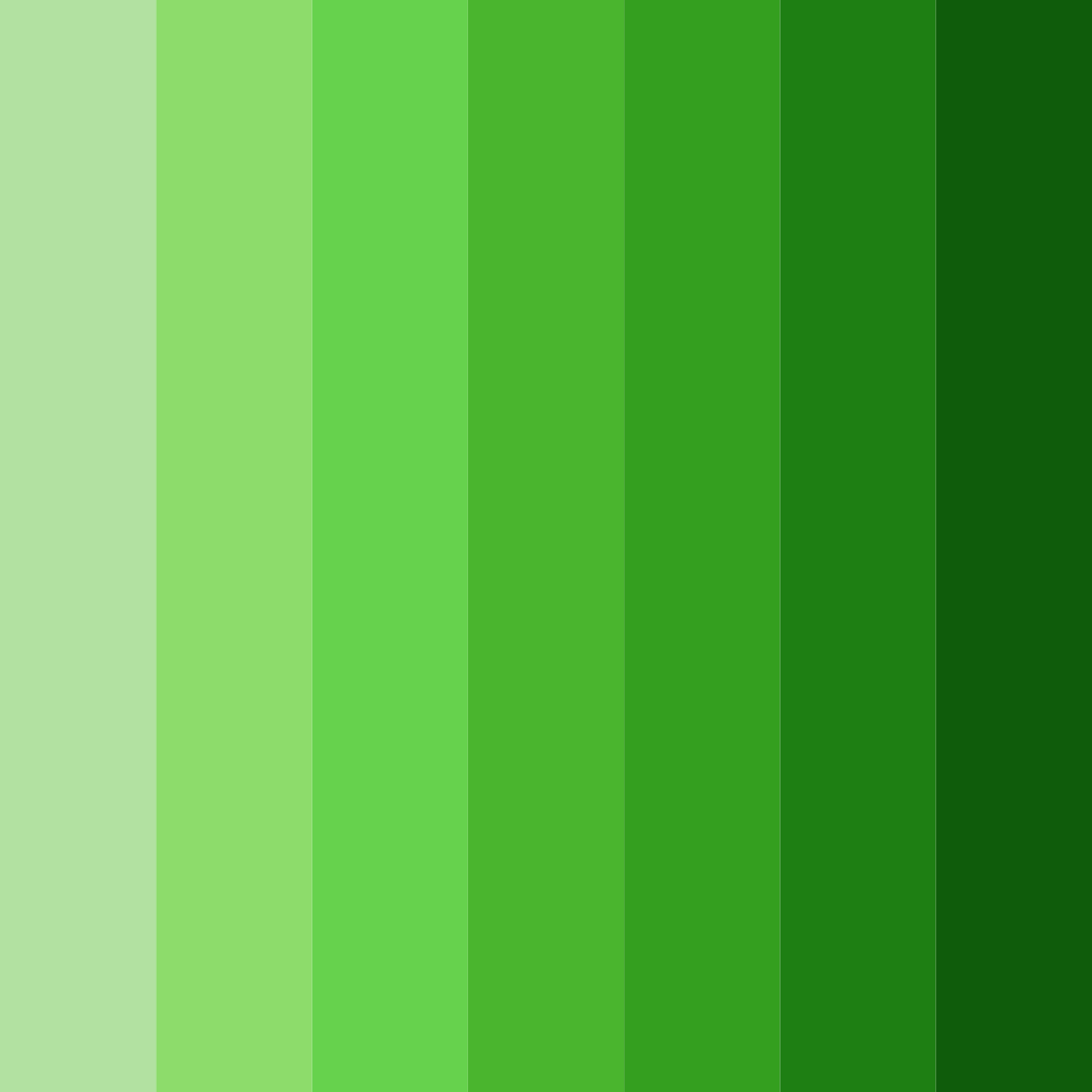 Download bright green delight color palette PNG image (square)