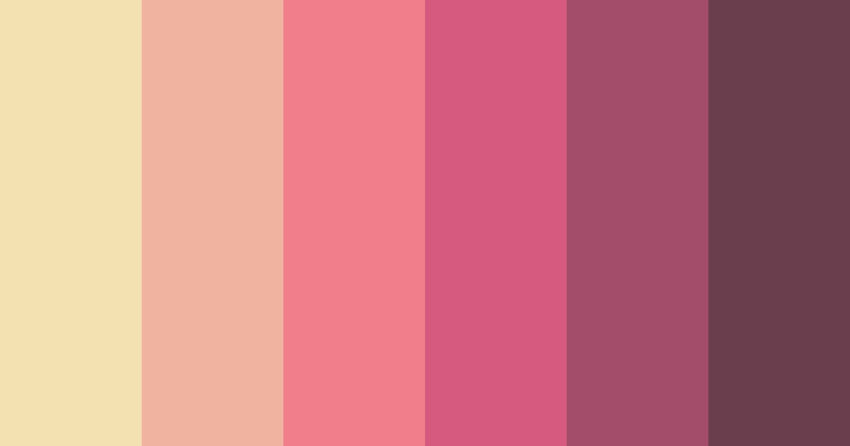 Download pink sunset color palette PNG image (landscape)