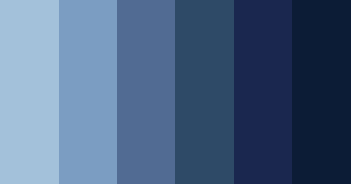 Download dark navy blue color palette PNG image (landscape)