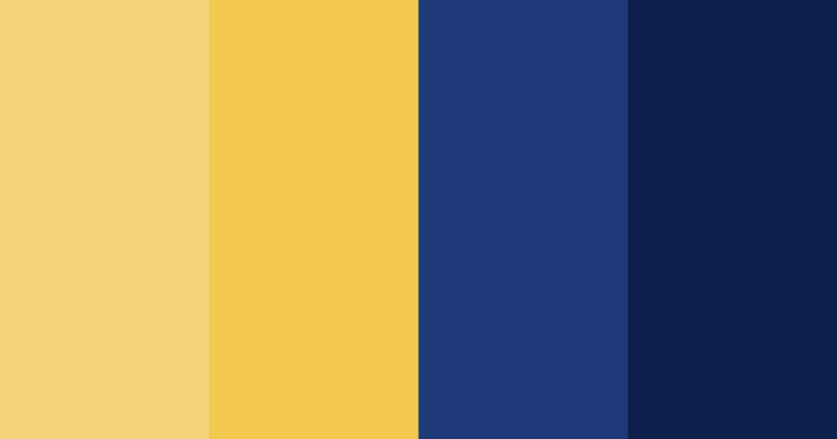 Download navy blue gold color palette PNG image (landscape)