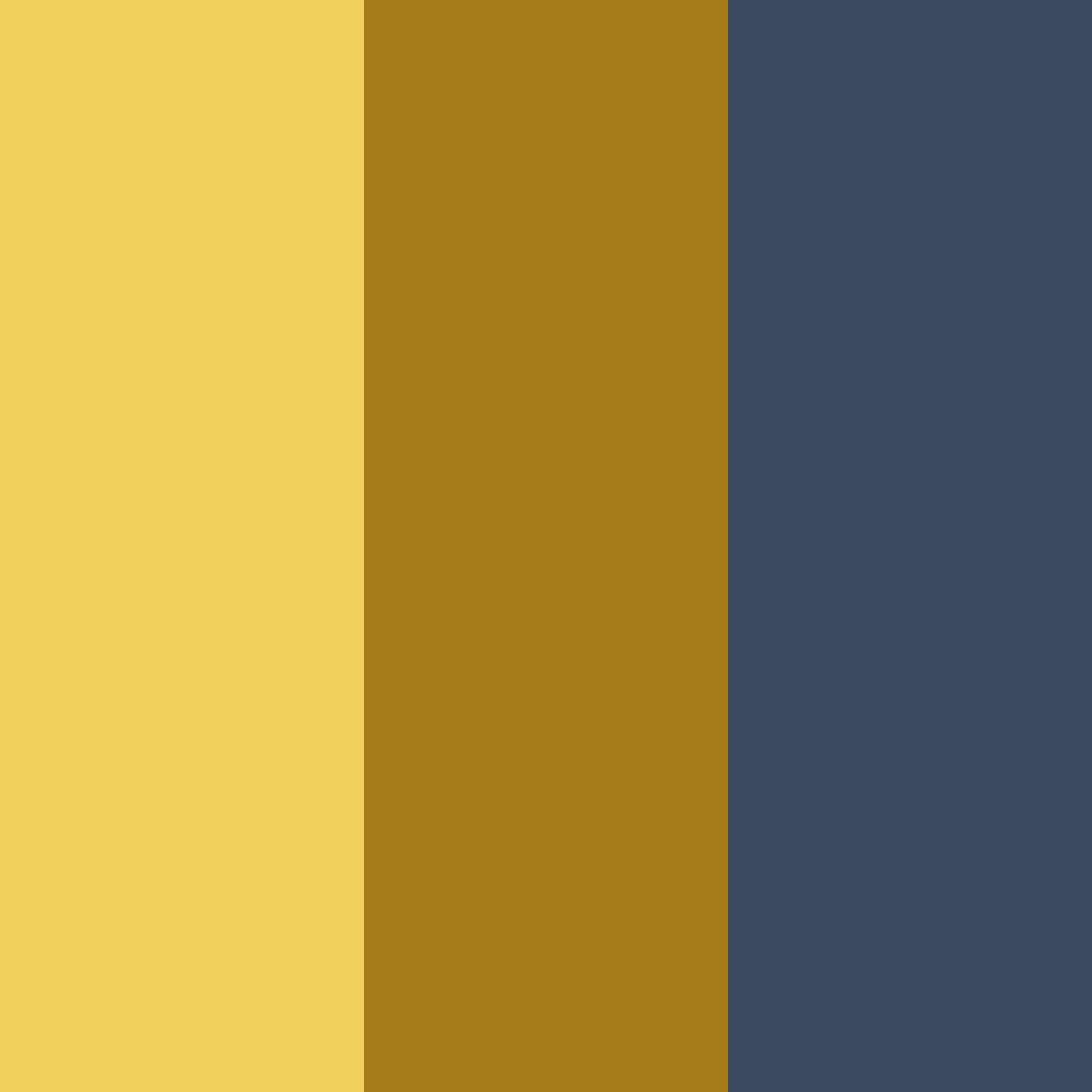 Download golden blue color palette PNG image (square)