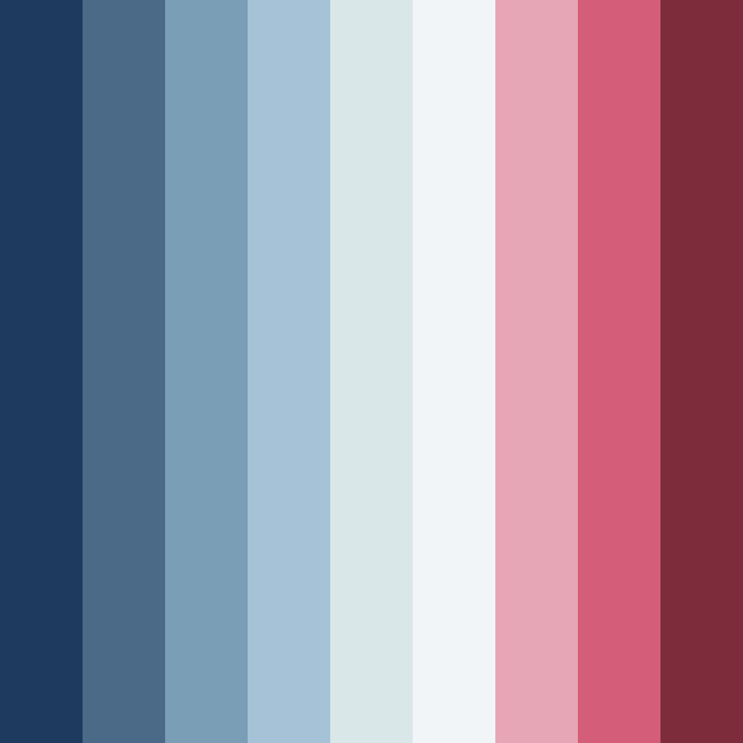Download dark blue serenity color palette PNG image (square)