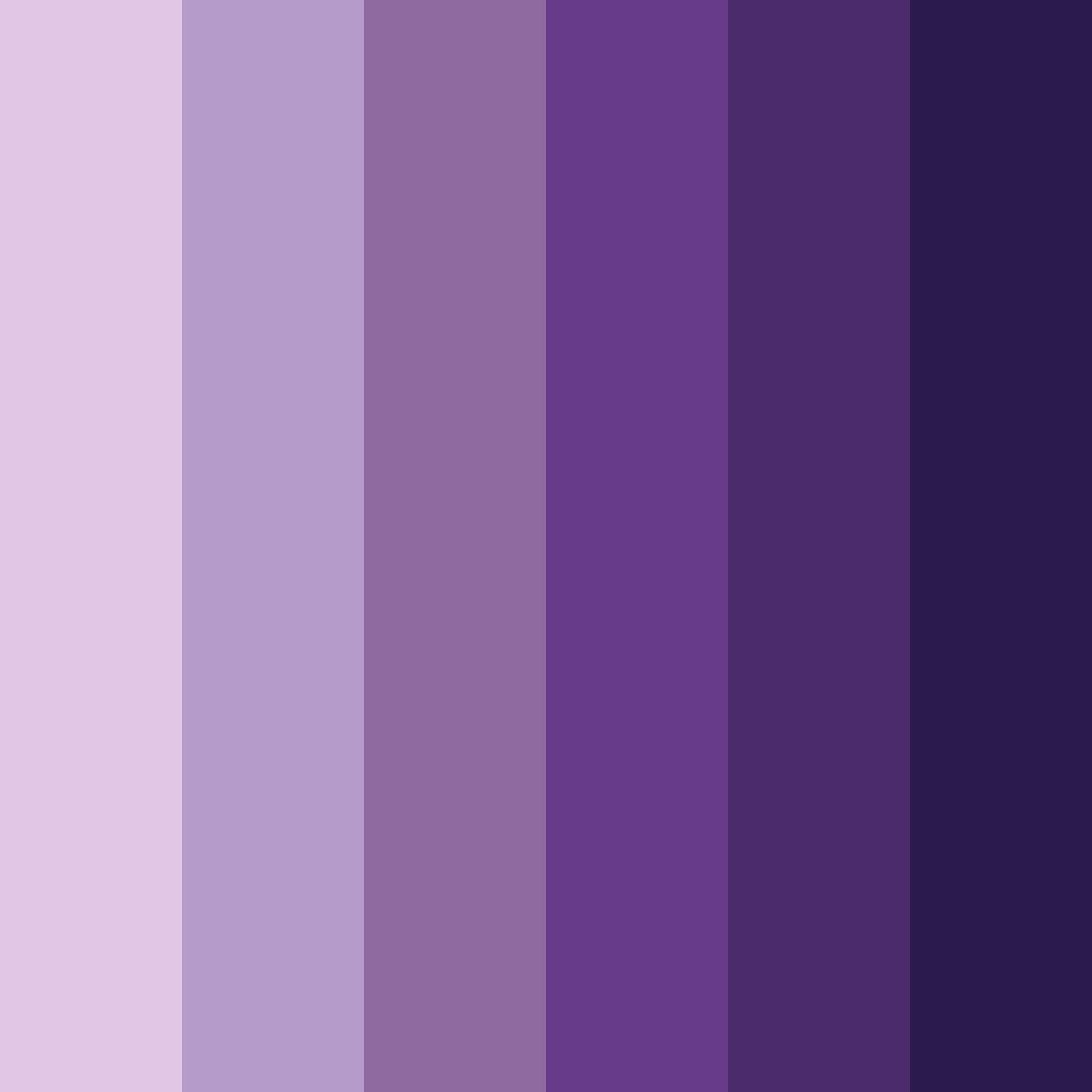 Download shades of purple black color palette PNG image (square)