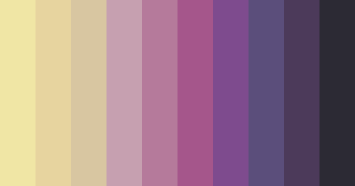 Download whispers of dusk color palette PNG image (landscape)