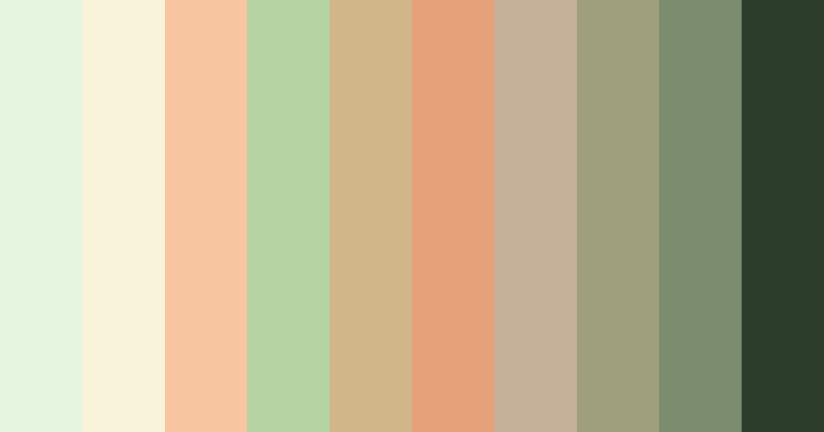 Download whispers of nature color palette PNG image (landscape)