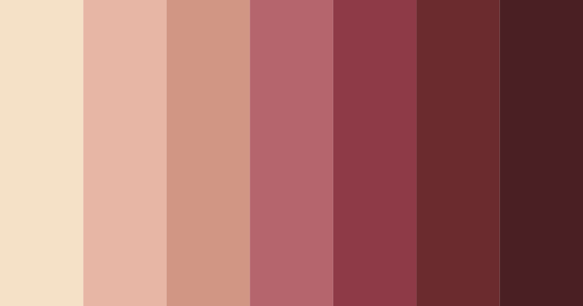 Download burgundy and beige color palette PNG image (landscape)