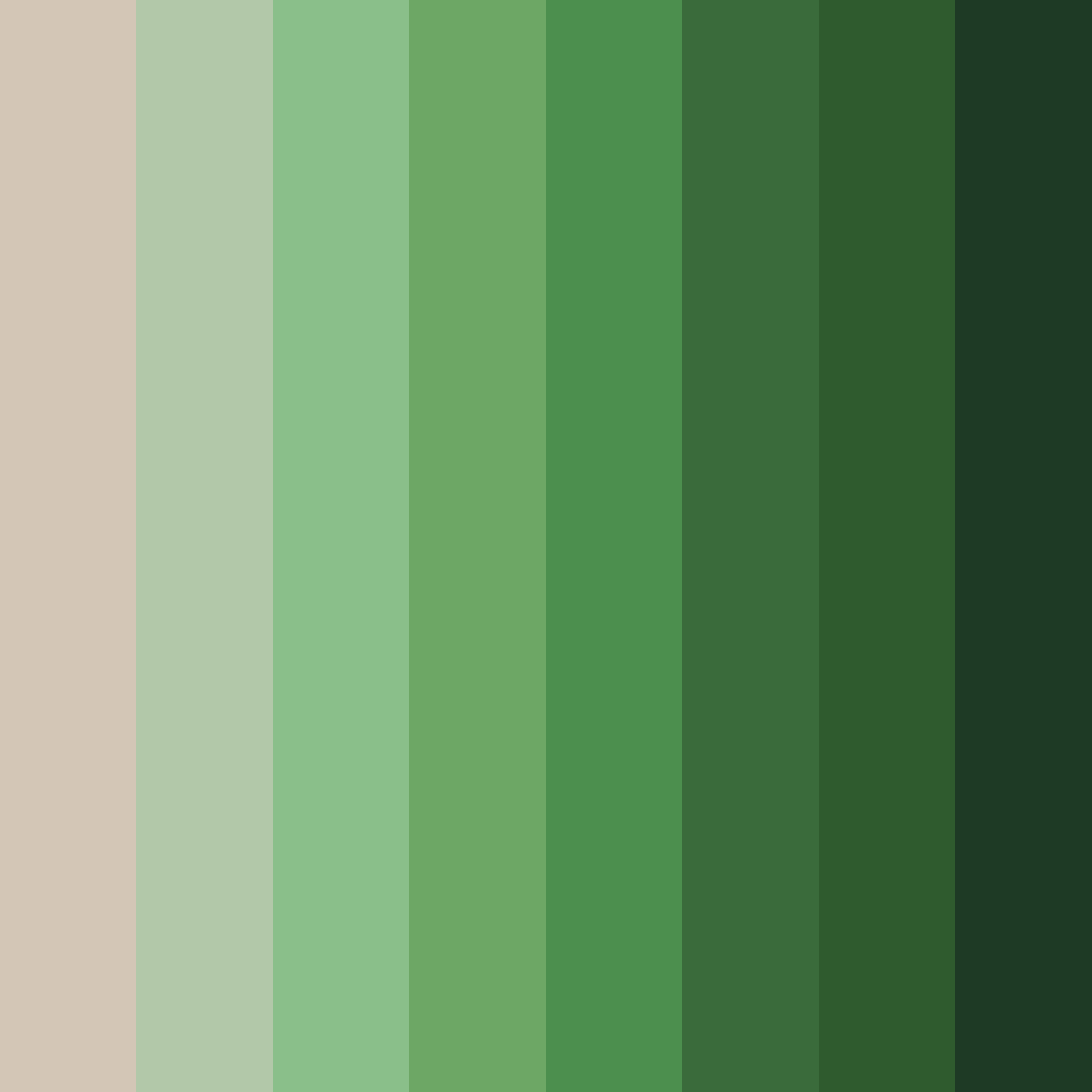 Download earthy harmony color palette PNG image (square)
