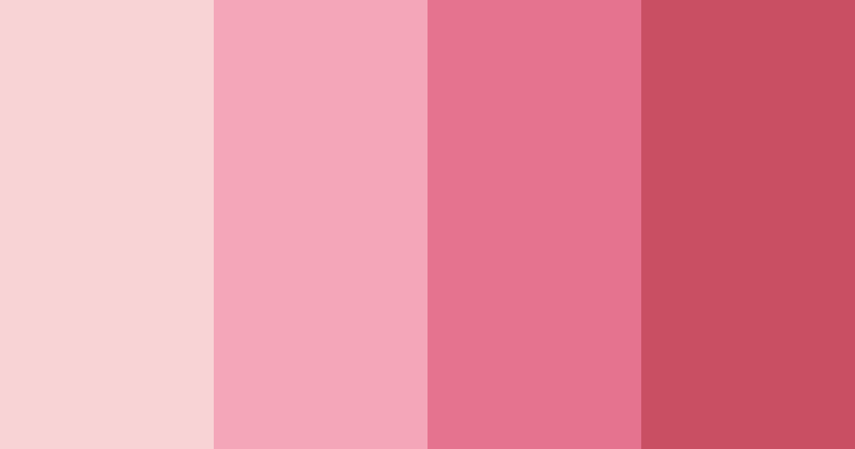 Download pink petals color palette PNG image (landscape)