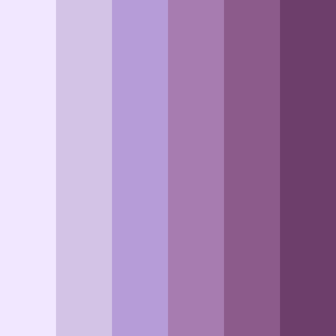 Download whimsical lavender dreams color palette PNG image (square)