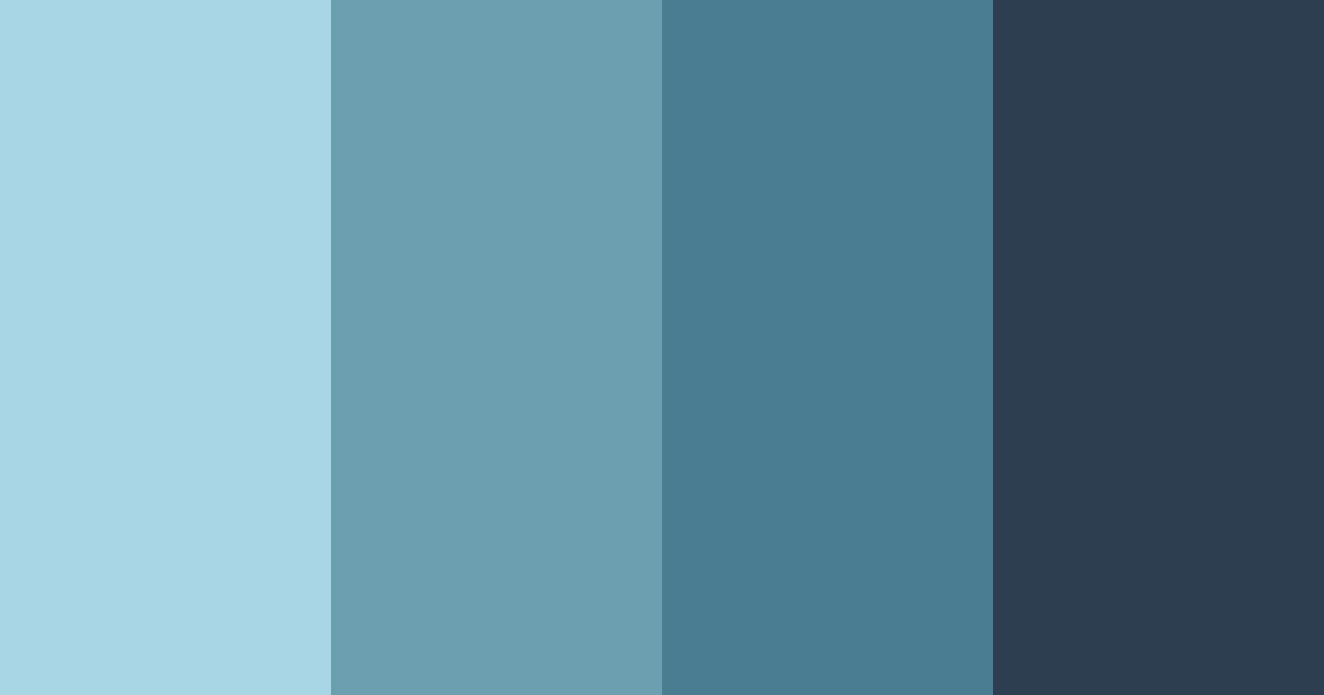 Download oceanic chill color palette PNG image (landscape)
