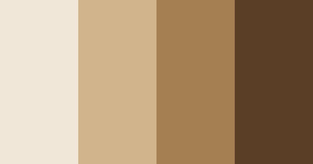 Download tan relaxation color palette PNG image (landscape)