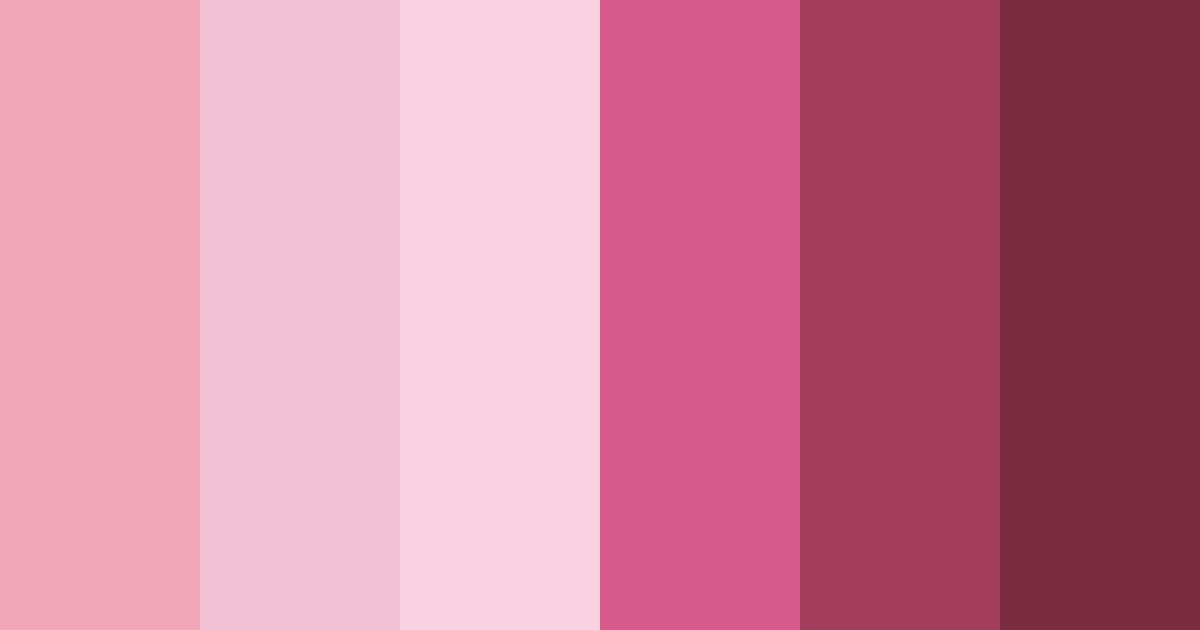 Download pink raspberry color palette PNG image (landscape)
