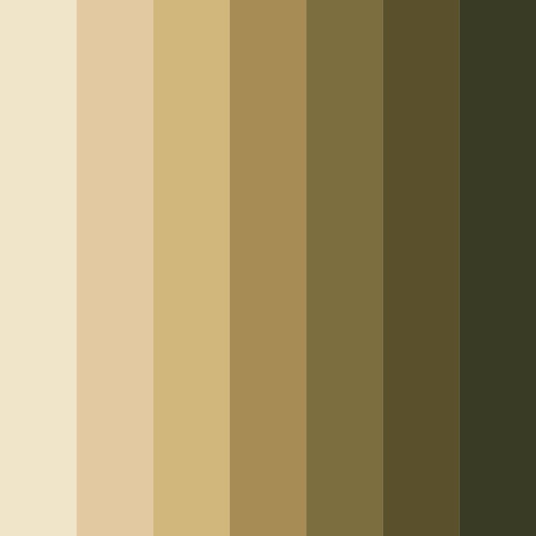 Download brown shades color palette PNG image (square)