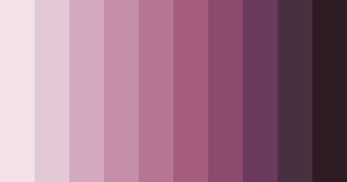 Download blushing twilight color palette PNG image (landscape)