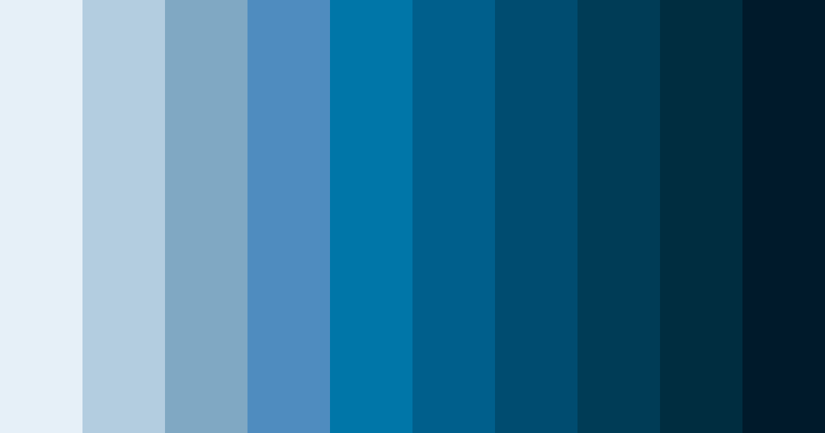 Download blue ink color palette PNG image (landscape)