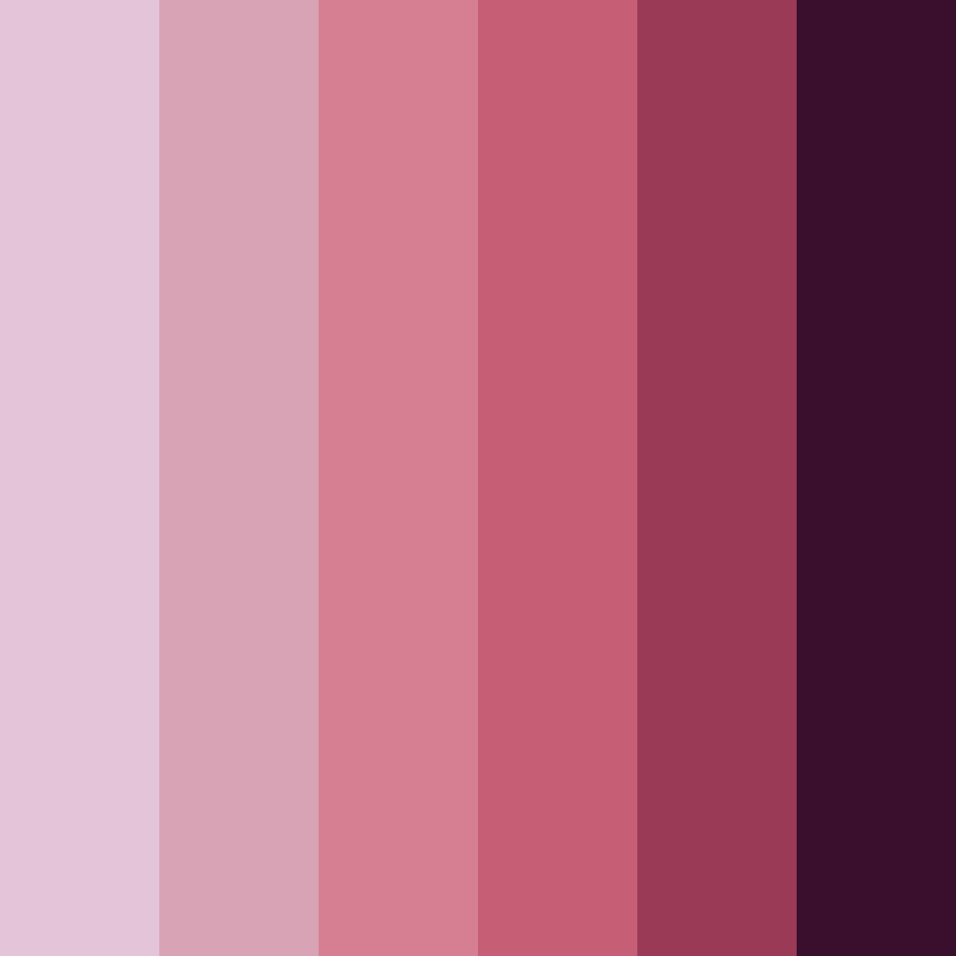 Download deep pink color palette PNG image (square)
