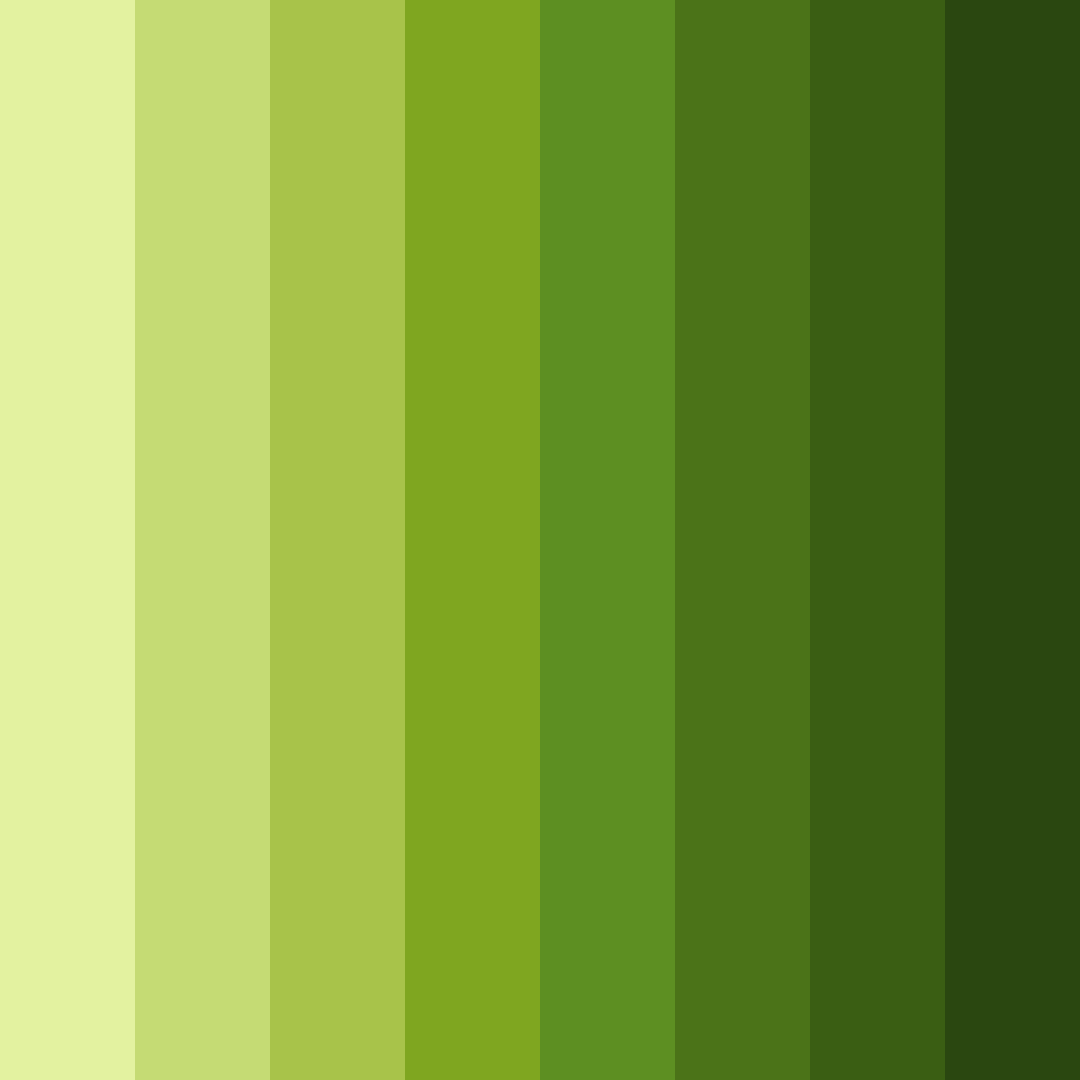 Download verdant meadows color palette PNG image (square)