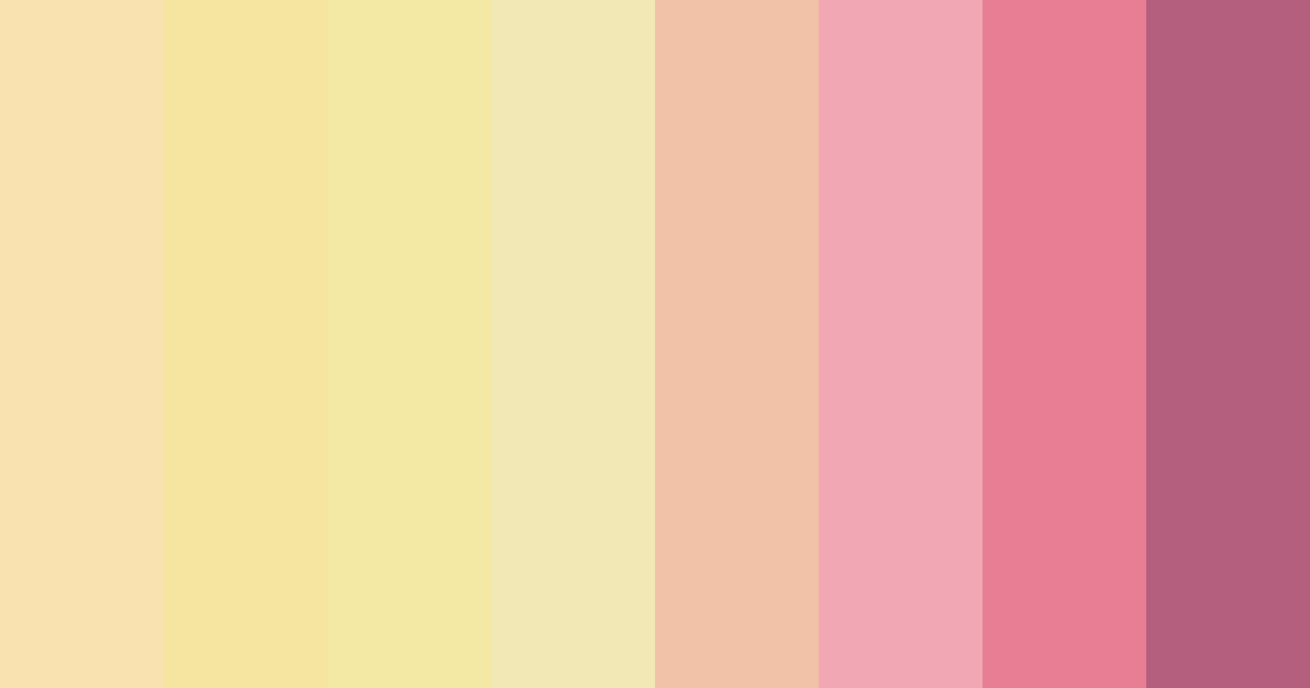 Download warm dawn color palette PNG image (landscape)