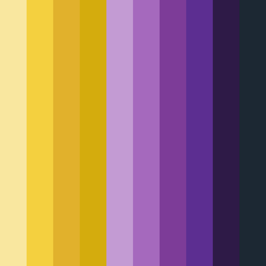 Download luminous dawn color palette PNG image (square)