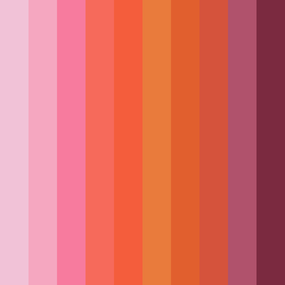 Download vibrant weave color palette PNG image (square)