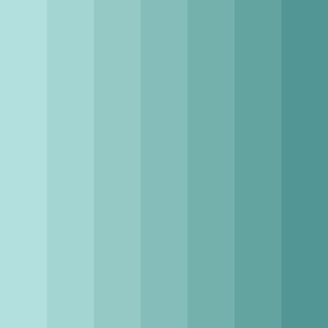 Download teal breeze color palette PNG image (square)