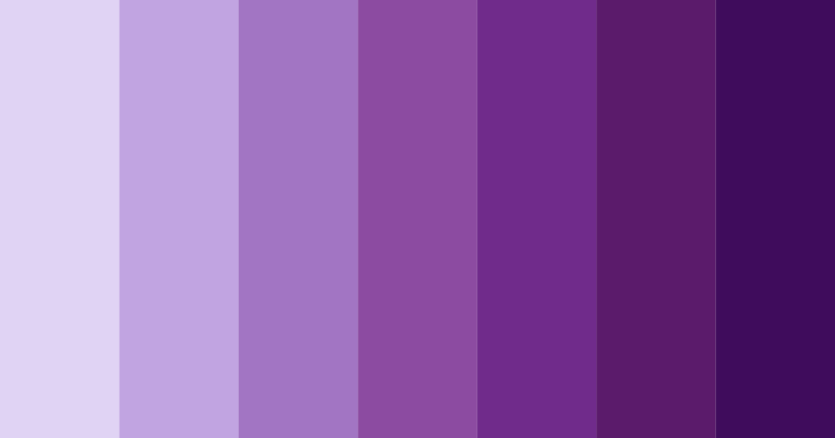 Download dark violet dream color palette PNG image (landscape)