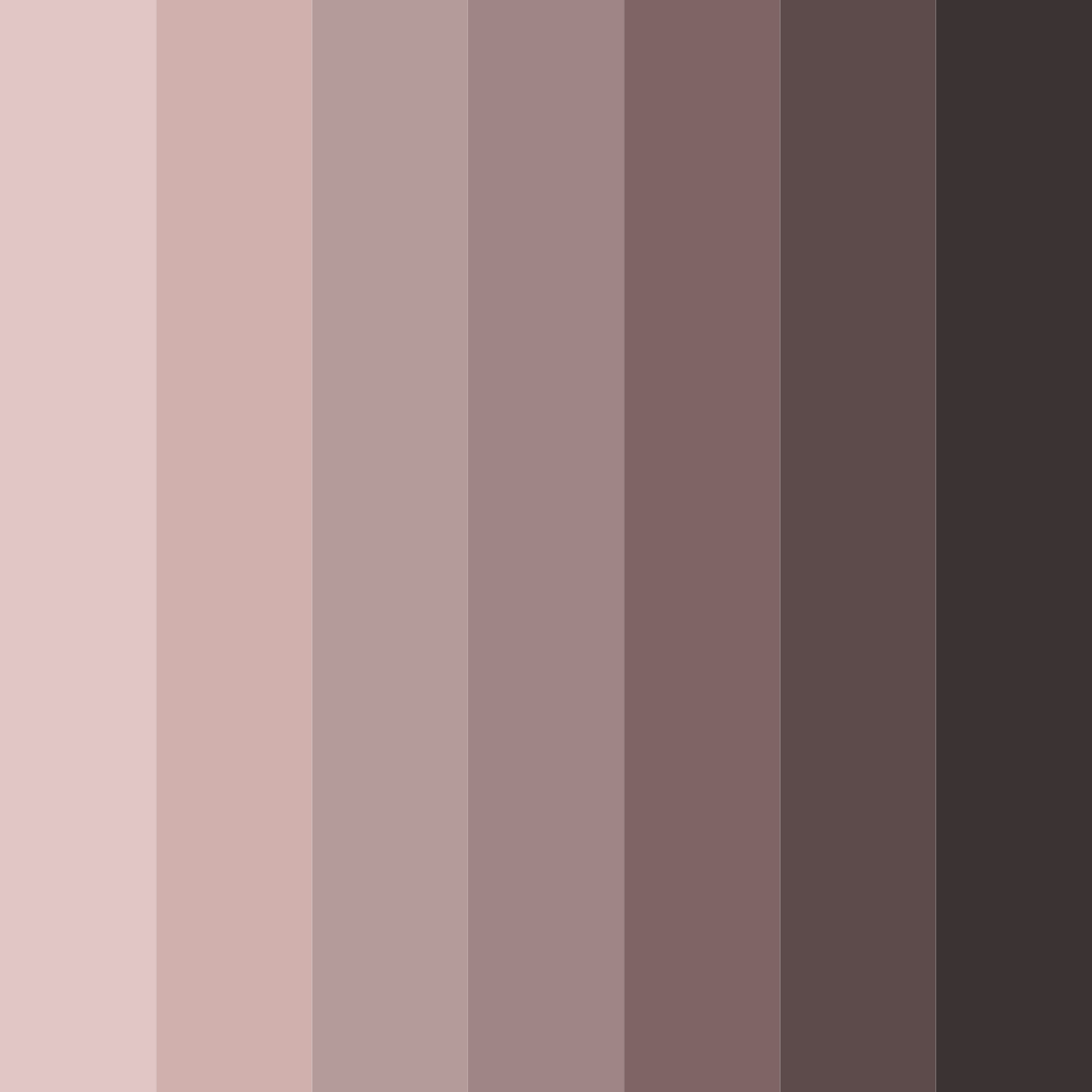 Download muted red color palette PNG image (square)