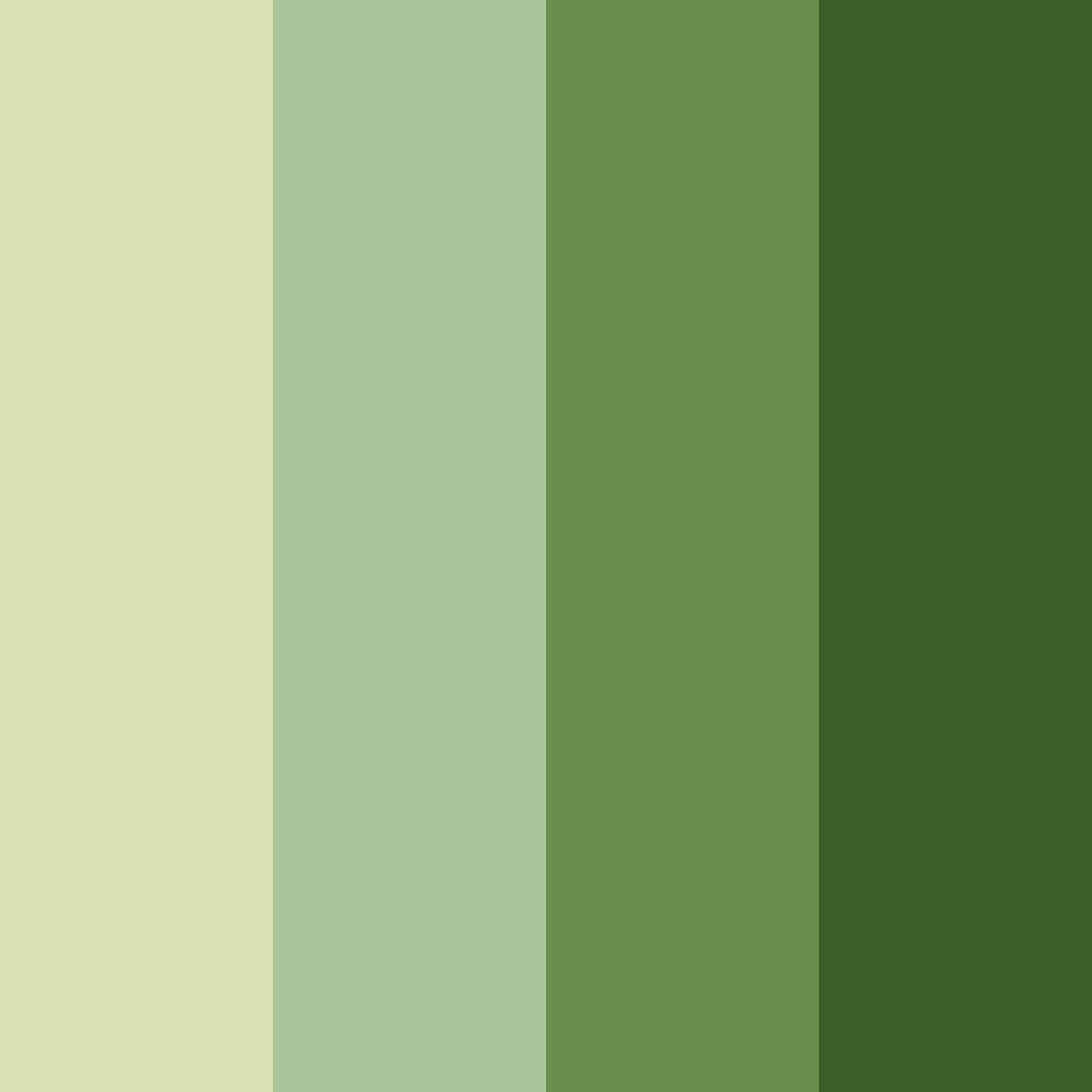 Download verdant canopy color palette PNG image (square)