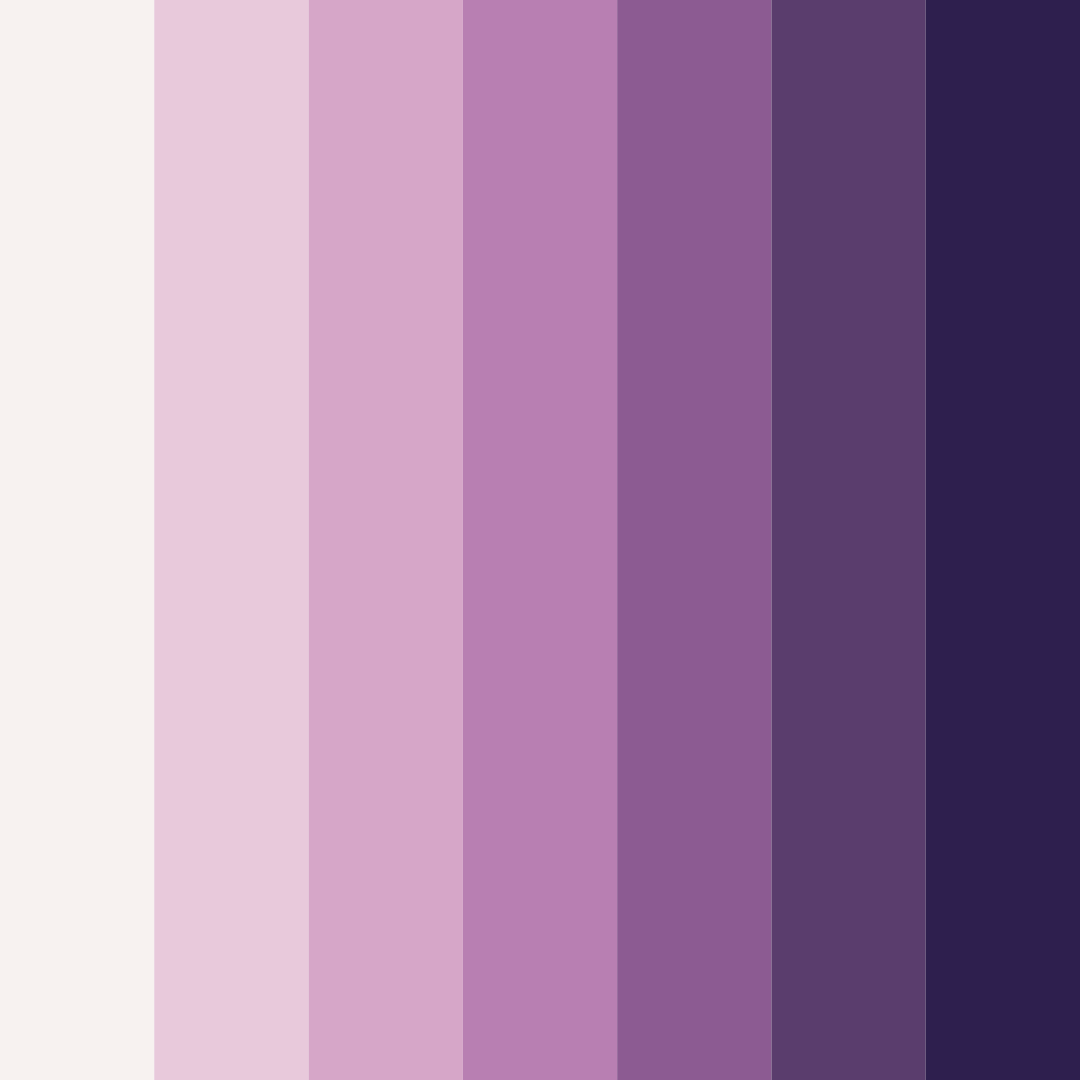 Download enchanted lilac dream color palette PNG image (square)