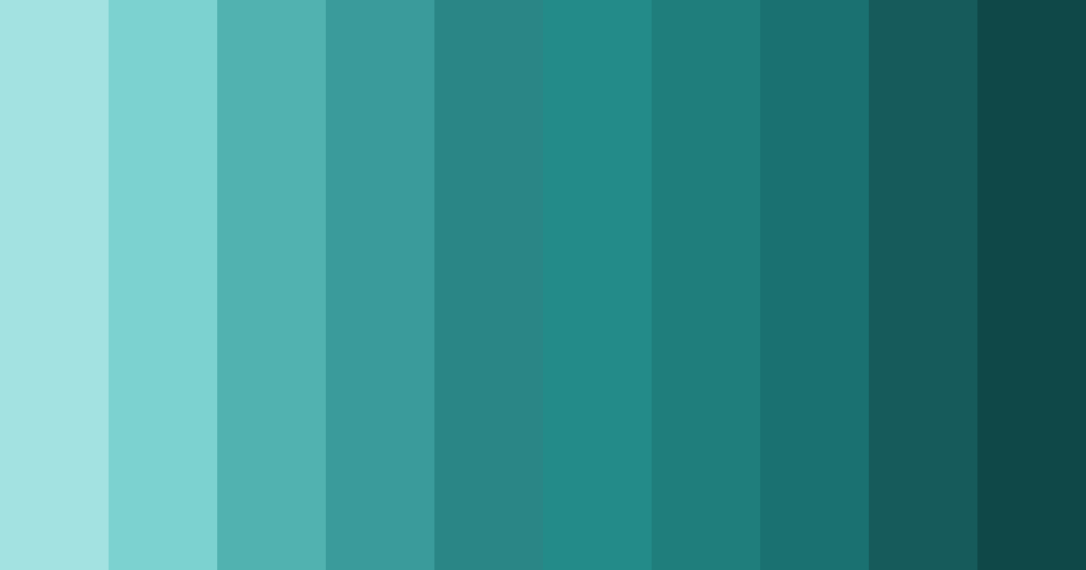 Download cyan garden color palette PNG image (landscape)