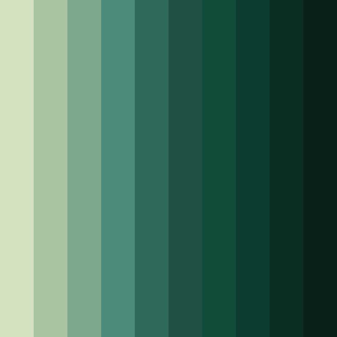 Download verdant venom color palette PNG image (square)
